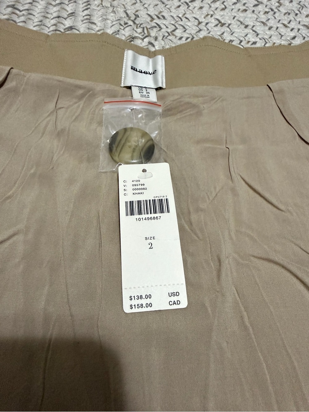 NWT Anthropologie Maeve Reworked Pleated Mini Skirt - Picture 9 of 10